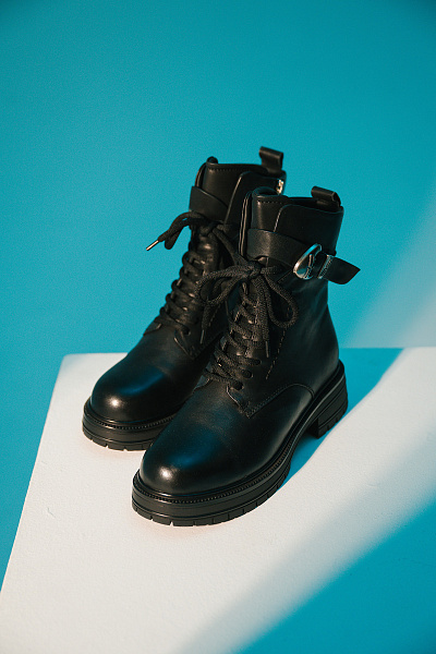 Ботинки черные нат кожа Ja_vensi